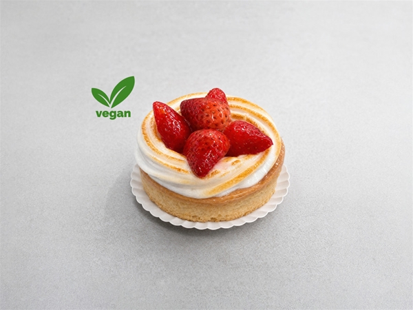 Lemon-Aardbei Tartelette (Vegan)