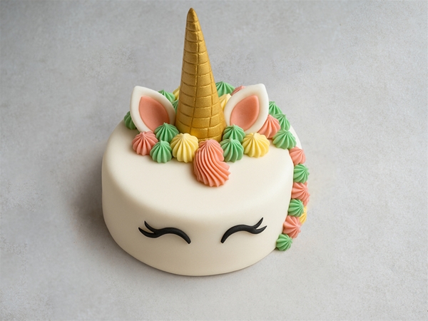 Unicorn Marsepeintaart