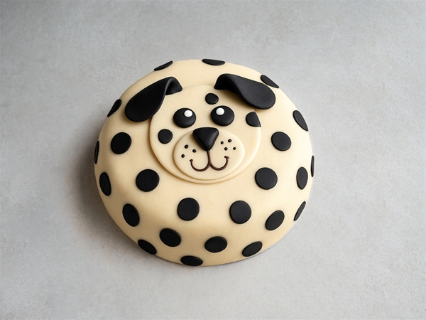 Hondje Marsepeintaart