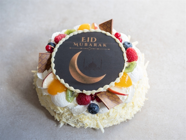 Slagroomtaart Eid Mubarak